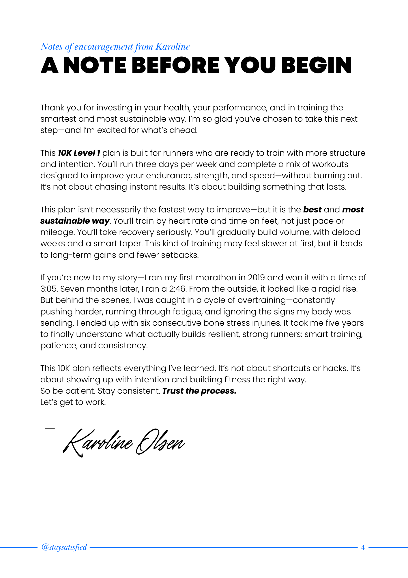 10K TRAINING PLAN LEVEL 1