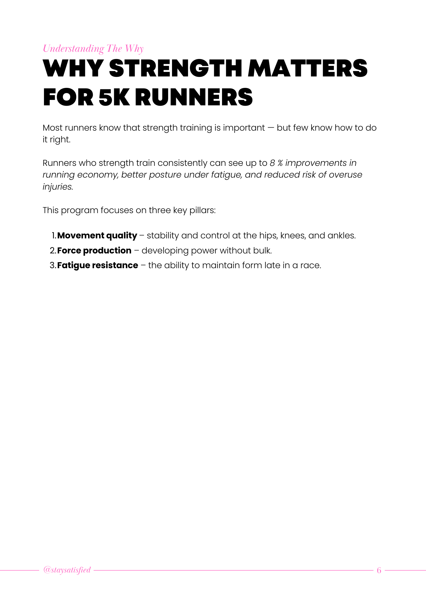 5K STRENGTH PROGRAM