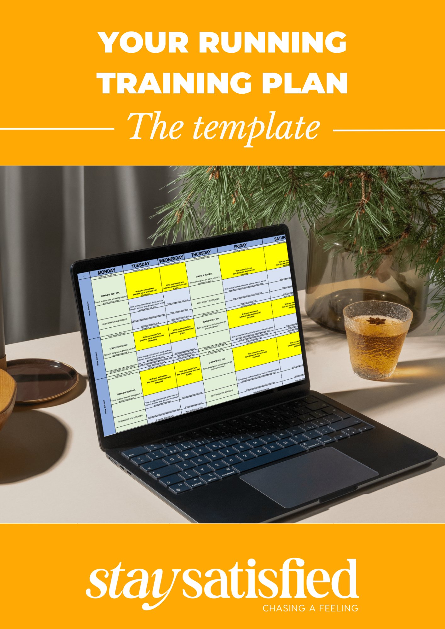 TEMPLATE RUNNING TRAINING PLAN