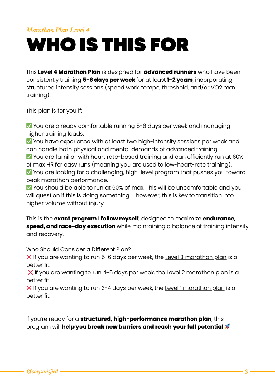 Hormone-Aware MARATHON Running Plan L4