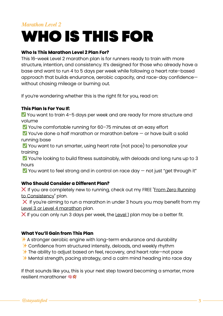 Hormone-Aware MARATHON Running Plan L2