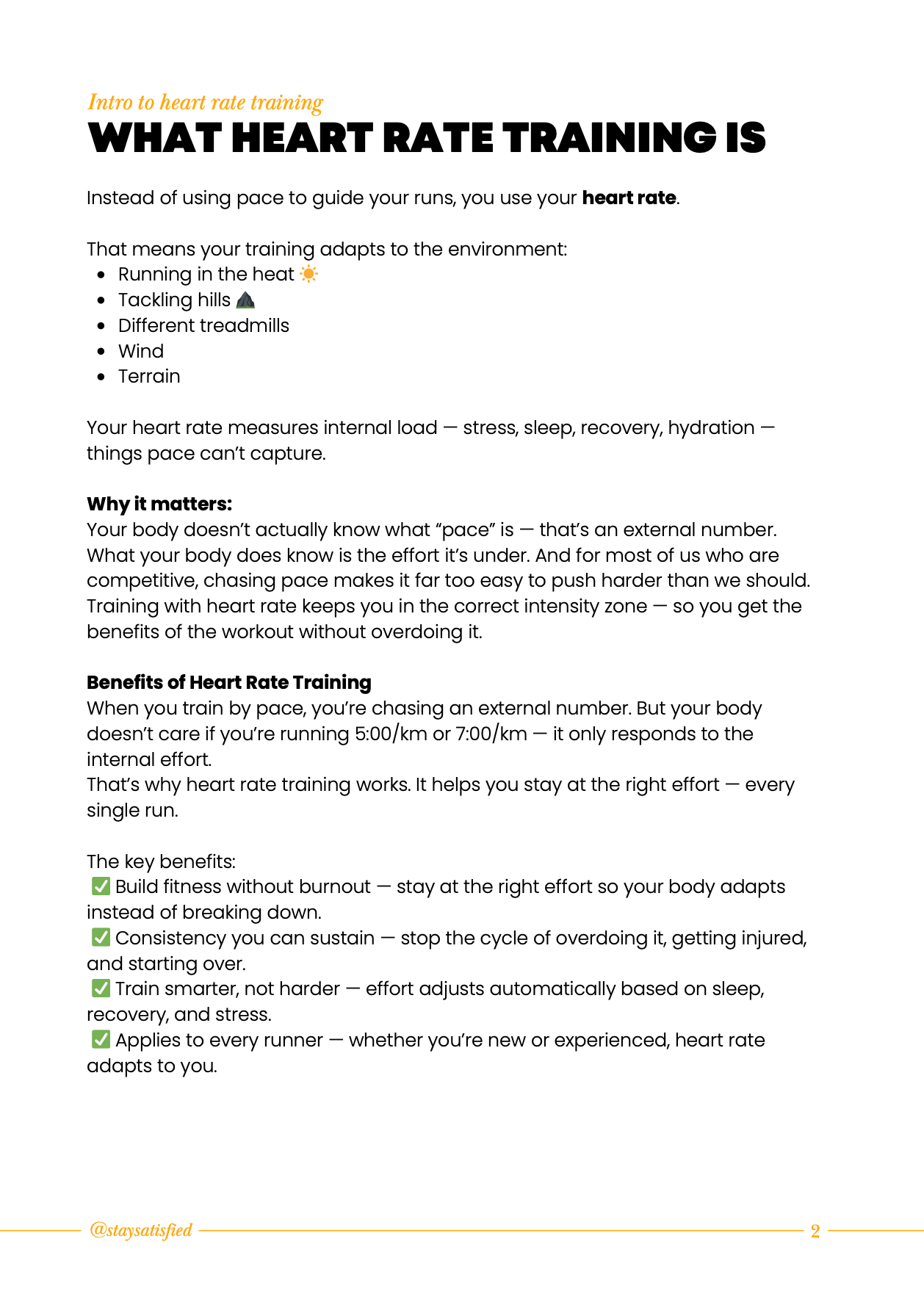 Complete Guide to Heart Rate Training