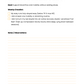 Recovery Checklist